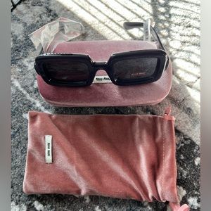 Miu Miu 47MM Rectangle Sunglasses